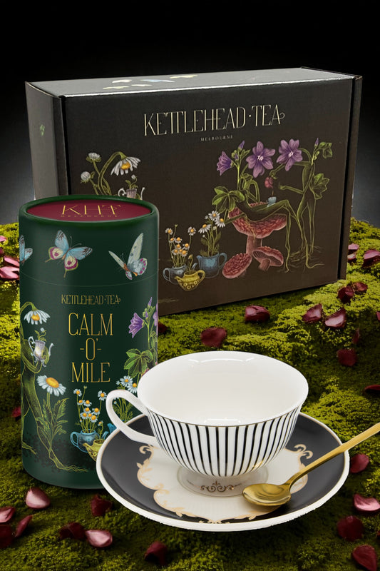 The curious cup gift box (Black Stripe)