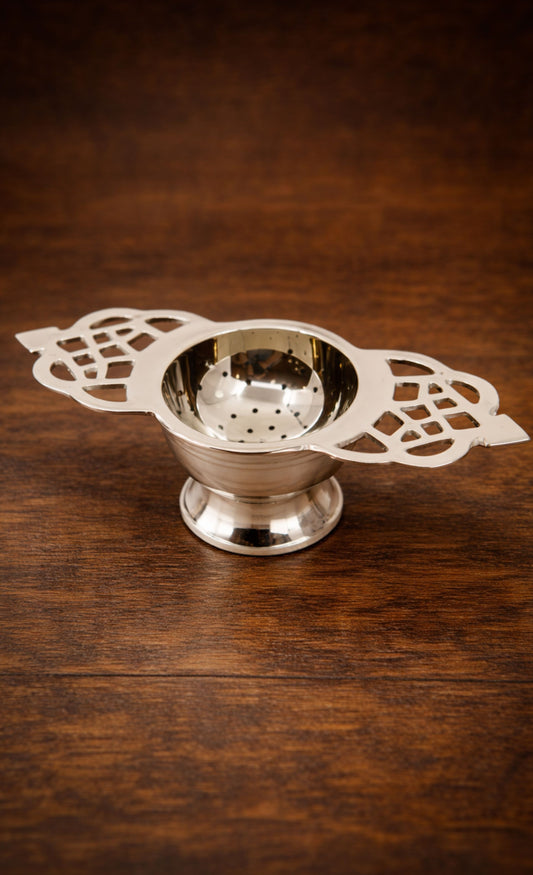 Nickel Plated Tea Strainer