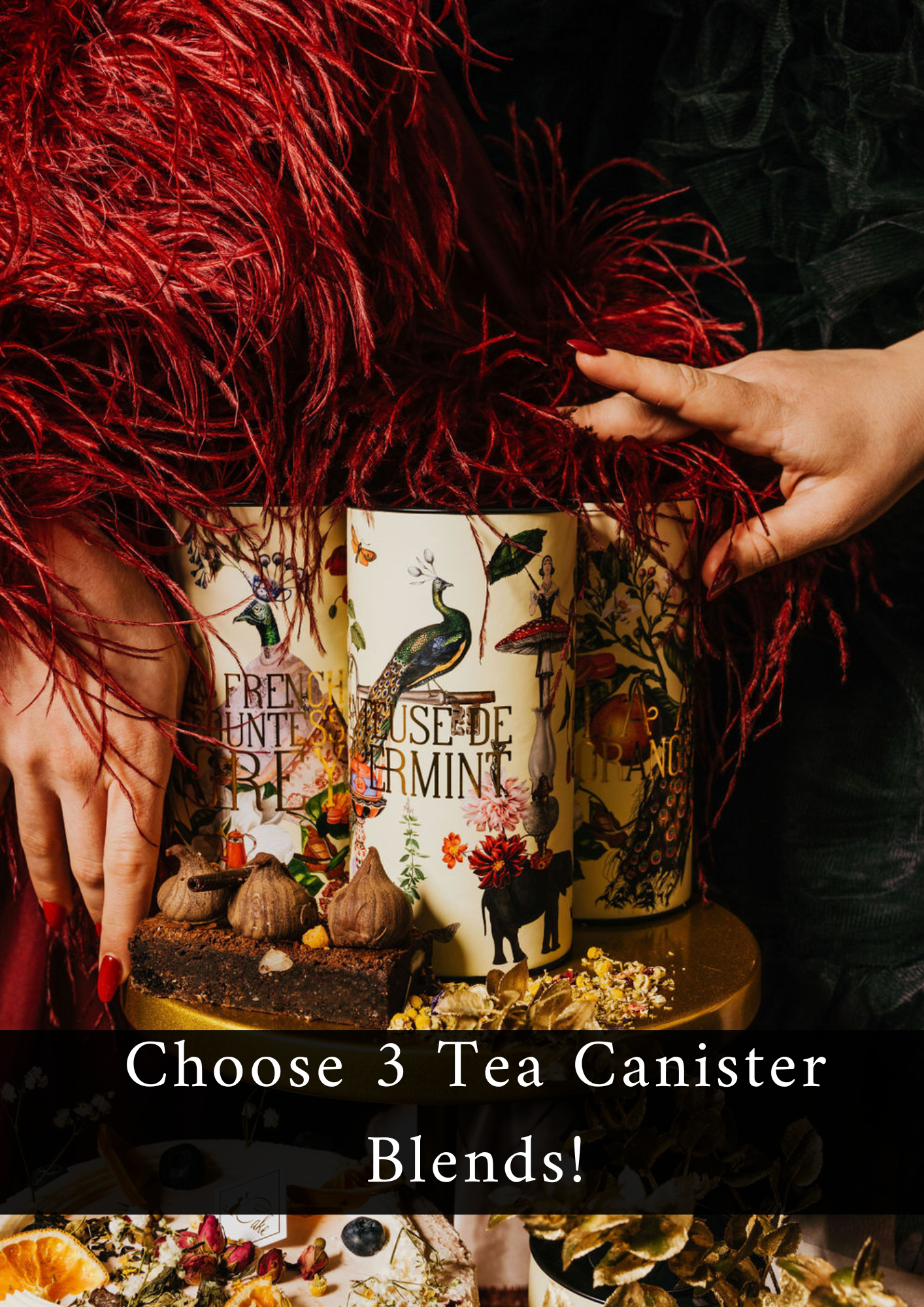 Luxe 3 Tea Canister Gift Box