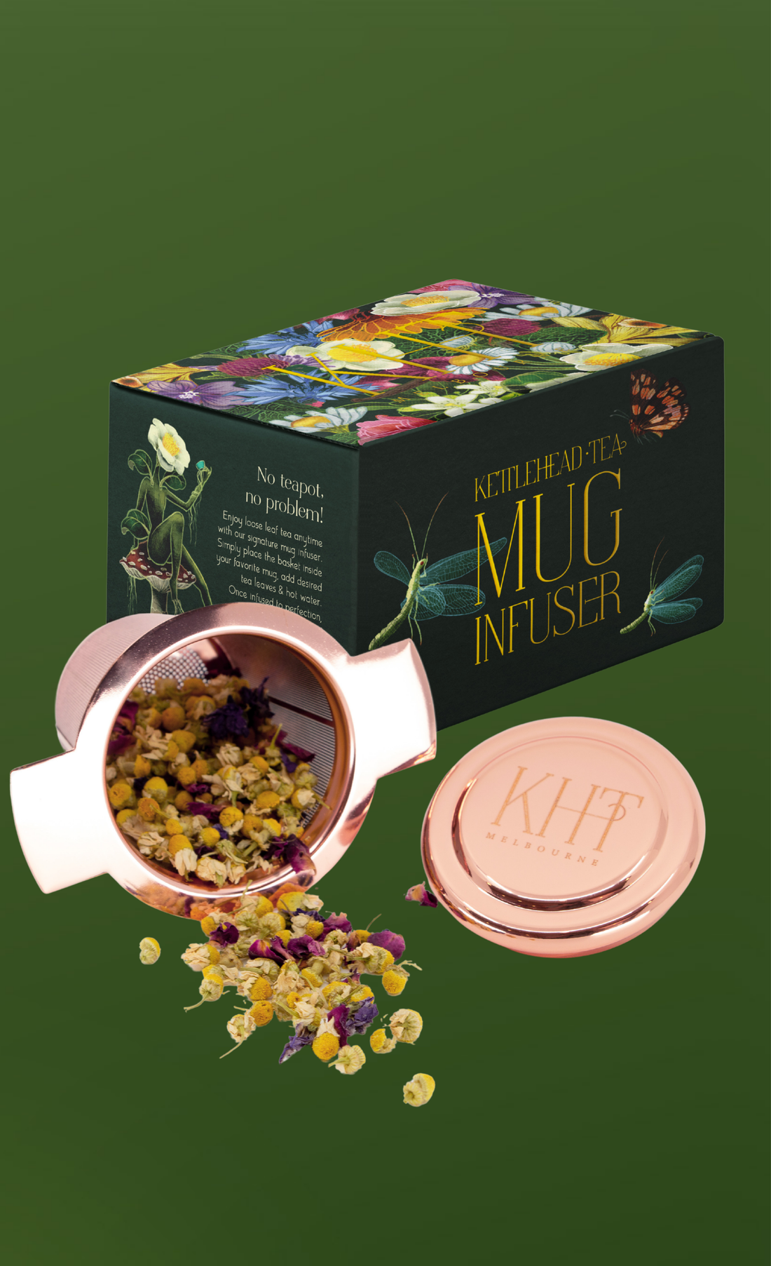KHT Rose Gold Mug Infuser – kettleheadtea.com.au