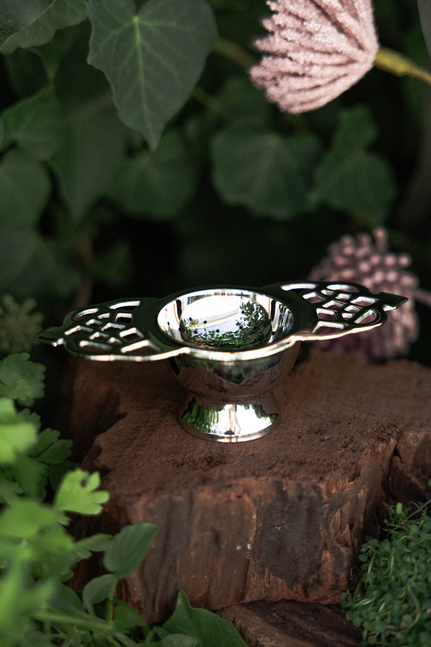 Nickel Plated Tea Strainer