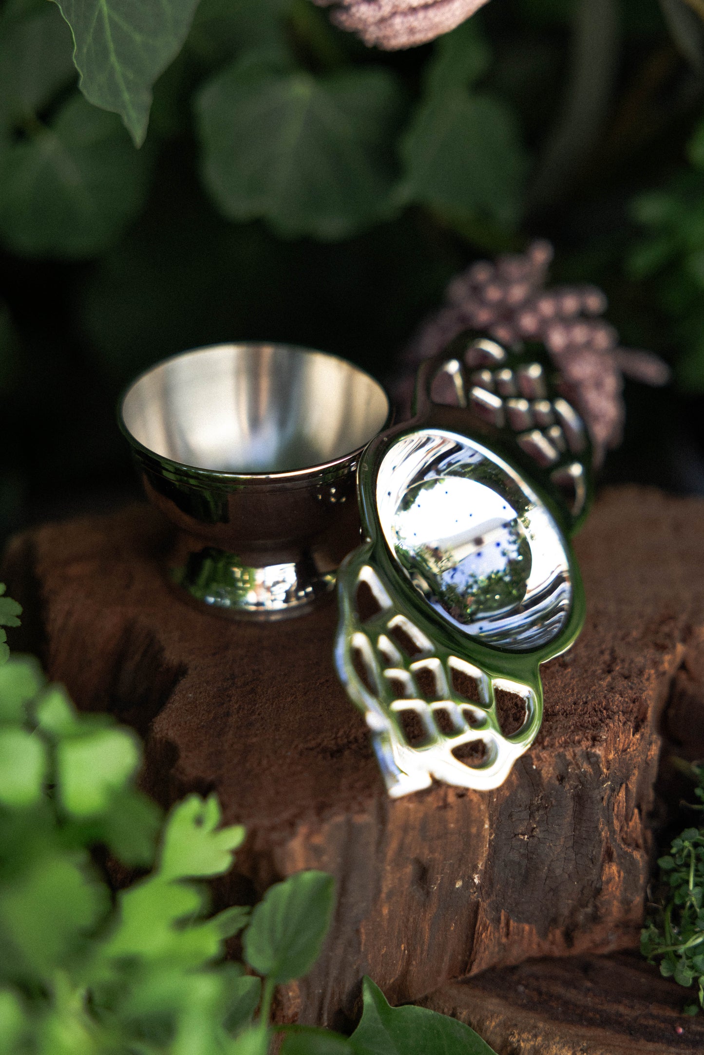 Nickel Plated Tea Strainer