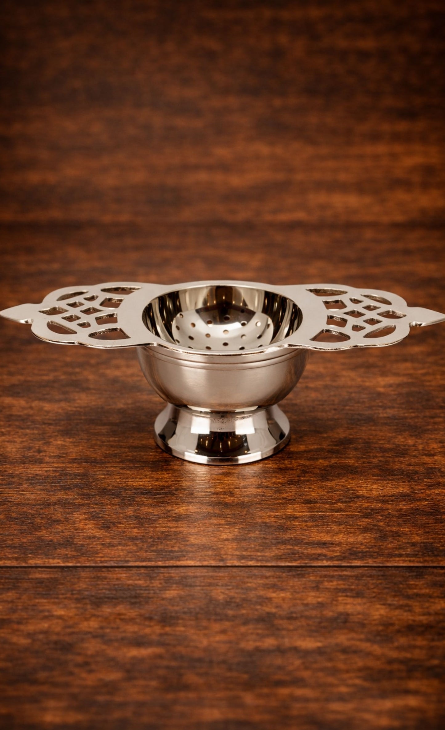 Nickel Plated Tea Strainer