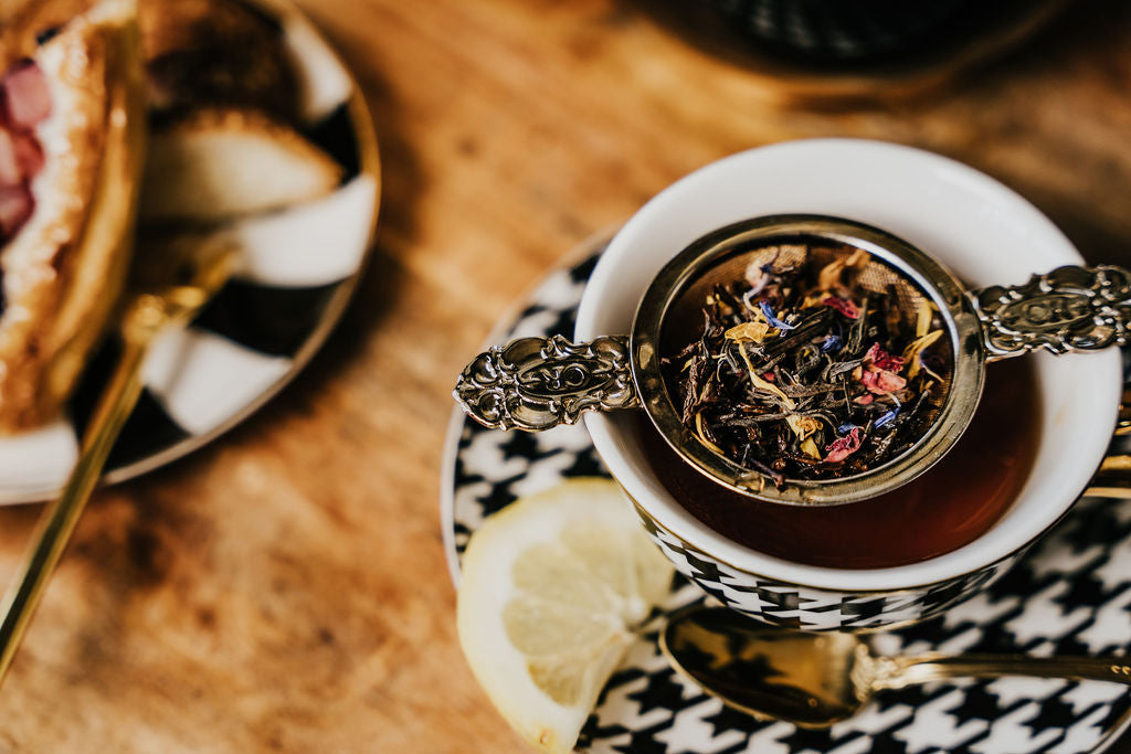 Houndstooth Teacup