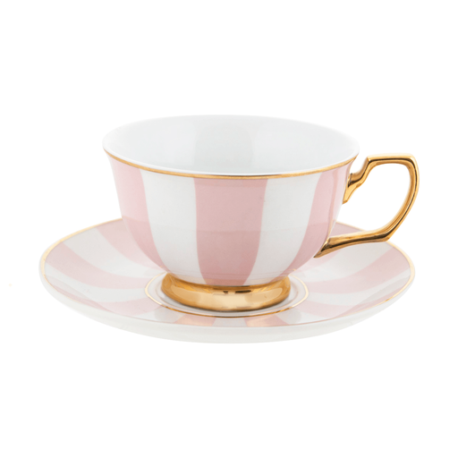 Teacup Blush Stripes